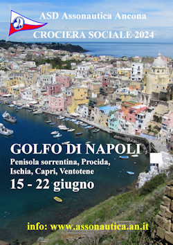 Locandina corso crociera 2024 nel Golfo di Napoli