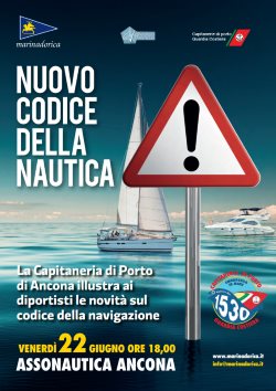 Locandina incontro Capitaneria di Porto su nuovo Codice della Navigazione