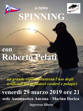 Serata in Assonautica sul tema spinning, con Roberto Pelati