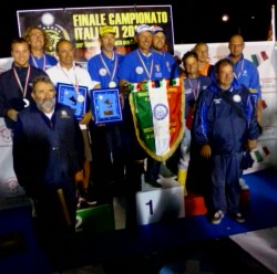 podio del Campionato Italiano a squadre da natante 2014